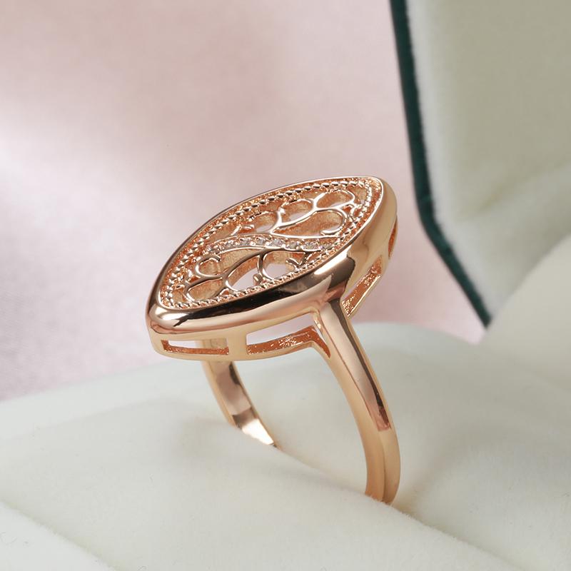Kinel Vintage Rose Gold Color Rings For Women