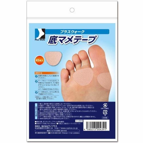 

Plus Walk Blister Tape, 45 Sheets, Friction Protection, Curved Surface, Strong Adhesive, Foot Sole Guard