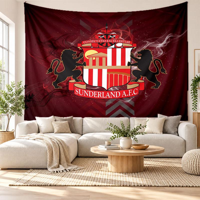 Sunderland Wall Tapestry, Soft Fabric Wall Hanging, Decorative Backdrop For Bedroom Home Wall Art