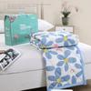 Quilted Summer Single Double Bed Light Printed Quilt Core Air Conditioning Quilting Twin Queen Size Duvet Thin Plaid Comforter