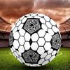 Hexagonal Star Within Pentagon Patterned Soccer Ball Suitable For Outdoor Training And Recreational Playparkbeach Football Durable A Great Gift For