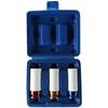 3-Piece 1/2 Color Pneumatic Socket Set for Auto Repair and Tire Protection
