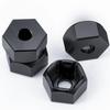 TRZX 4pcs Wheel Hub Hex Adapters, 5mm to 7mm Combiner Upgrade Parts for WPL D12 1/10 RC Model Truck
