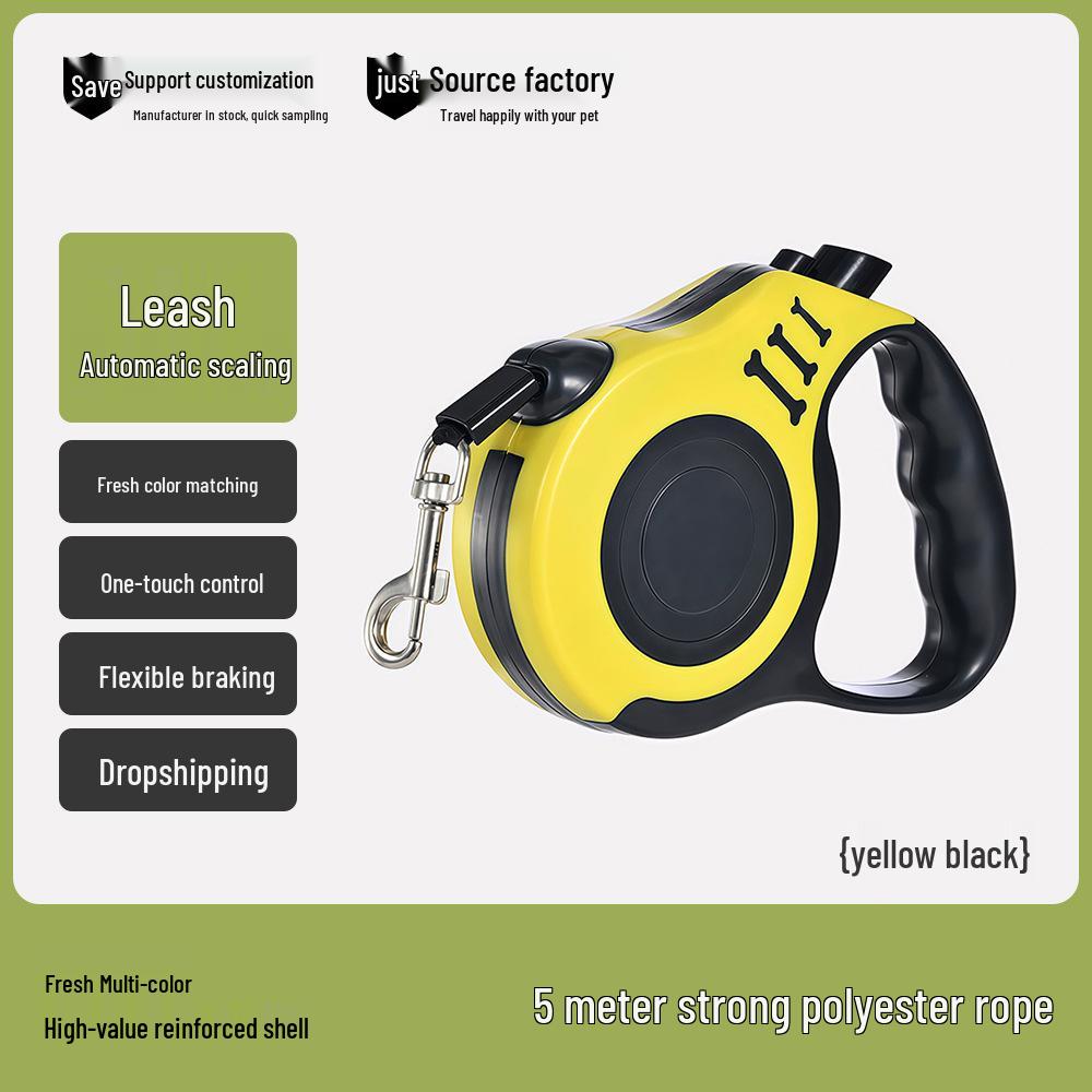 Automatisch einziehbare Hundeleine mit hoher Zugfestigkeit