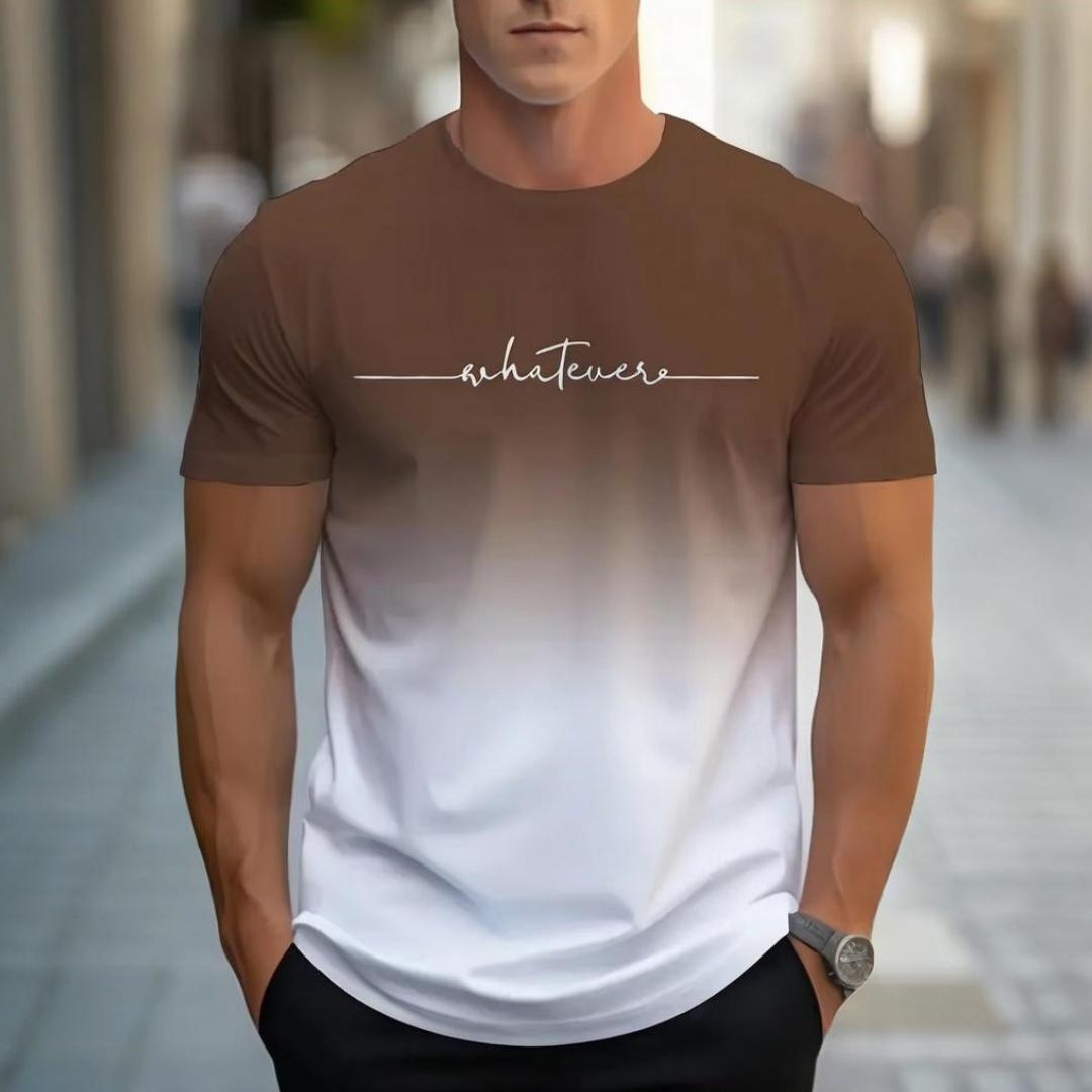 

Мужская футболка с коротким рукавом, летняя, для активного отдыха, с круглым вырезом, в полоску, с принтом, большого размера, свободная, для мужчин и детей / Одежда 160