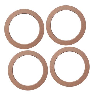 ABOOFAN 2 Pairs Wooden Horn Mat Speaker Mounting Spacer Equalizador Car Audio Car Speaker