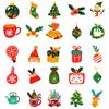 50 New Products Green Socks Christmas Series Stickers Decorative Water Cup Guitar Holiday Gift Creative Stickers