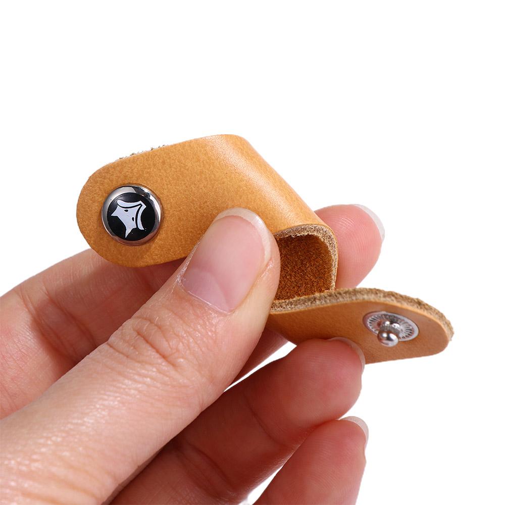 Organizer Cable Strap Cable Clip Winder Straps Cowhide Leather Cord Cable Holder Tidy Storage Cable