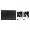 20W Solar Panel Fan Kit Heat Dissipation Ventilation Solar Powered Dual Fan with Switch for Chicken