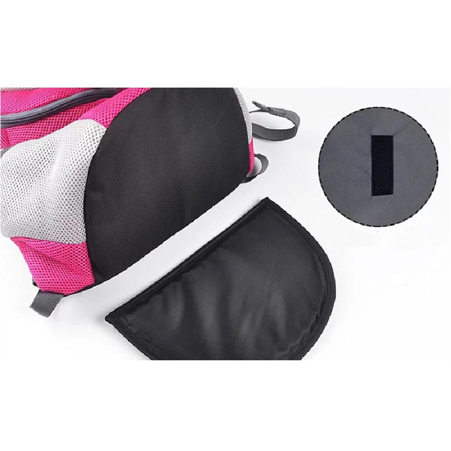 New Double Shoulder Portable Travel Backpack Outdoor Pet Dog Carrier Bag Pet Dog Front Bag Mesh Backpack