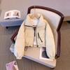 Padded clothes women's short stand-up collar loose casual padded jacket small winter new