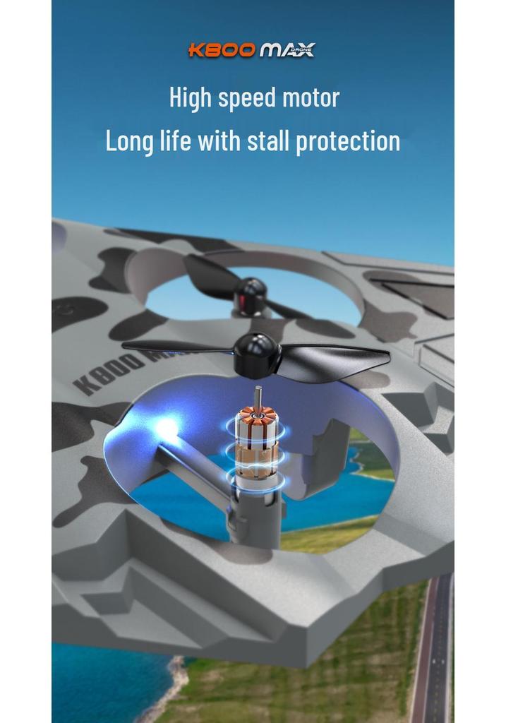 K800 Four-Axis Kids' Toy Drone: Durable, Remote-Controlled Airplane - Perfect Holiday Gift.