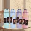 1PC Rock Band Member Portrait 750ml sports water bottle leakproof straw lid outdoor office home