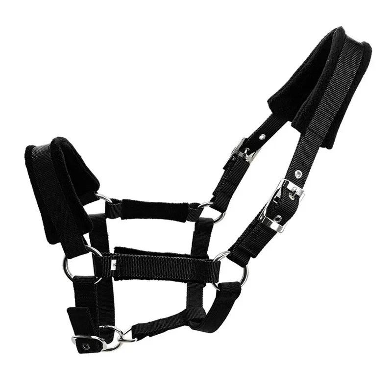 1Pc Soft Padded Pony Halter Bridle Headstall Head Collar Horse Riding Accessories Ergonomic Comfortable Unfettered Halters