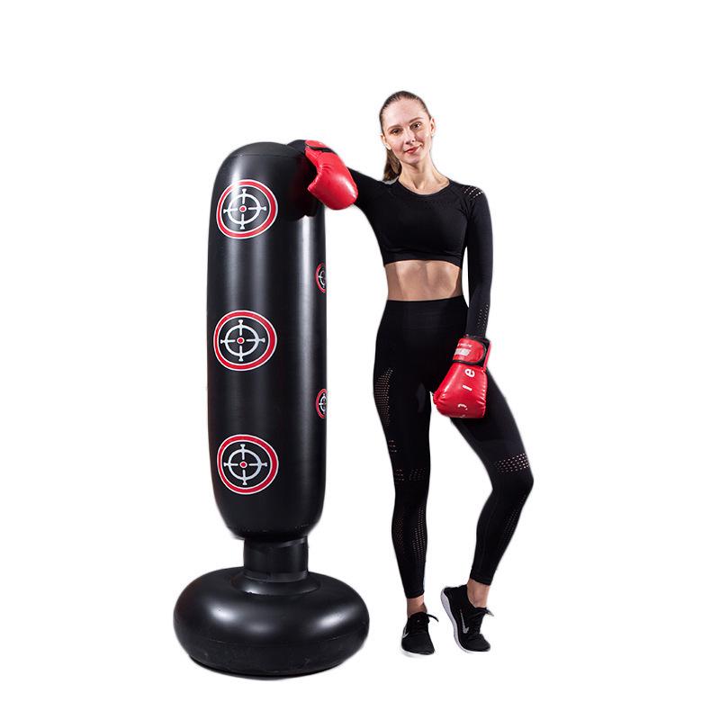 Kids & Adults Inflatable PVC Punching Bag - Fitness & Relaxation Toy