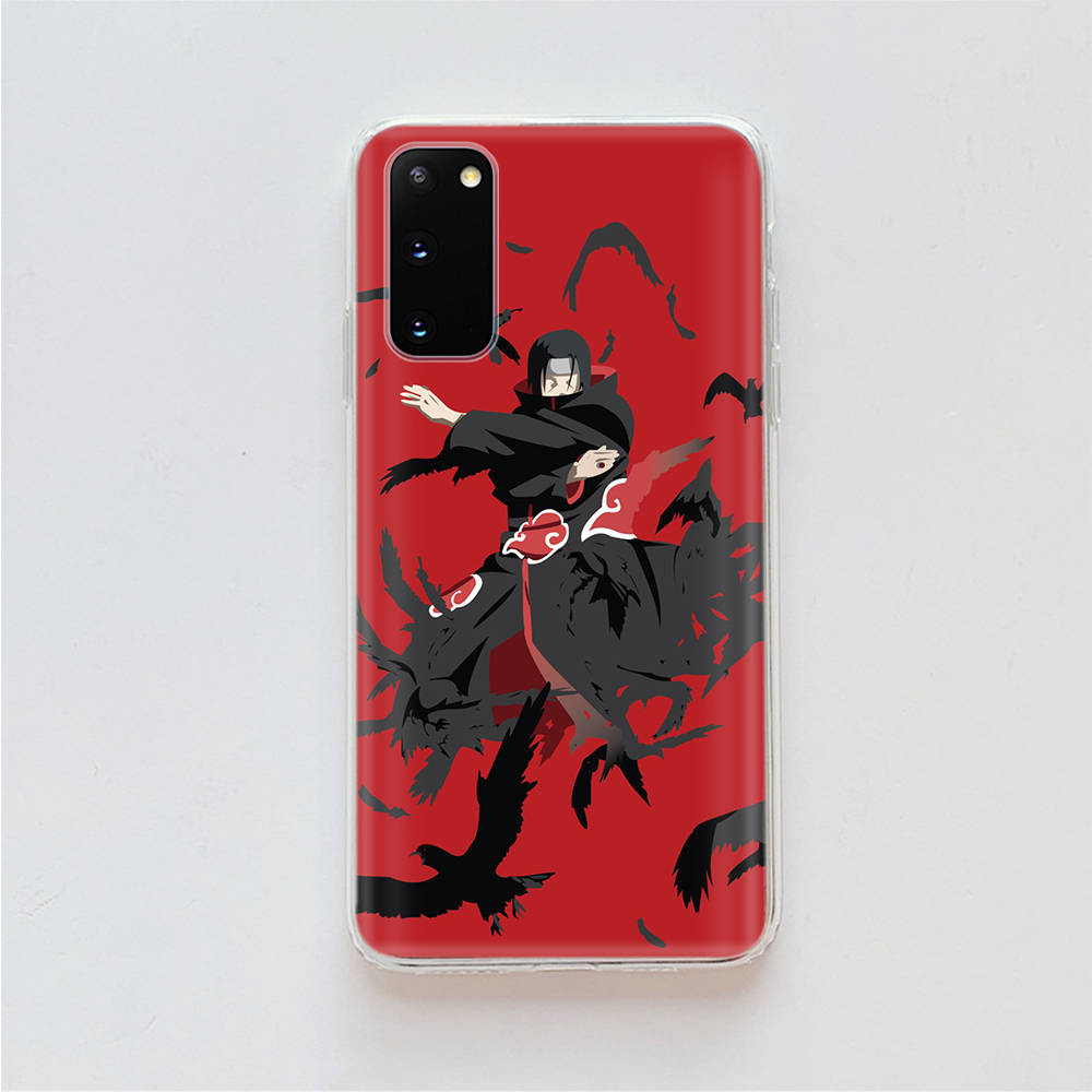 

AD77 Наруто Акацуки Прозрачный чехол для Samsung A04 A14 A23 A34 A54 M23 M33 M52 M53 Realme 10 9 C30S C35 C55 VIVO Y02 Y21 Y33S Y51 X80 V25 Чехол Tecno Camon 19 pro арлекин