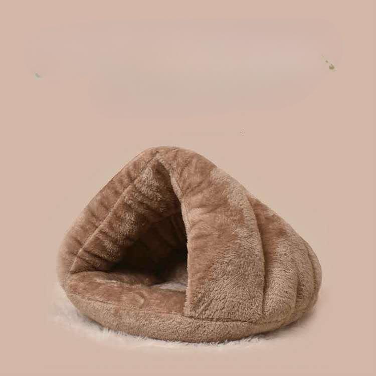 Hundehütte Katzenhütte Dreieckige Zwinger Pantoffel Zwinger Winter Warm Halbgeschlossene Heimtierbedarf