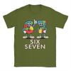 Fashion 67 Italian Brainrot 67 Six Seven TShirt Unisex Round Neck 100 Cotton T Shirt  Short Sleeve Tee Shirt Gift Idea Clothing