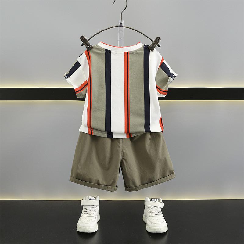 Stylish Boys Summer Outfit Set For 2024 Soft Comfortable Short Sleeve Clothing