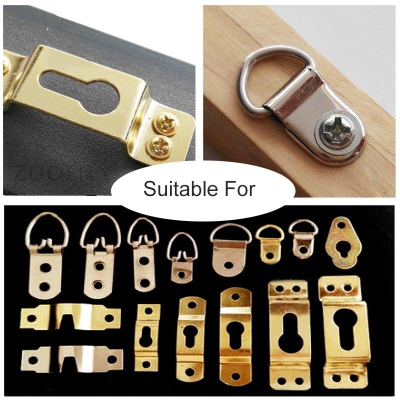 4/6/10 Pcs Non-Trace Self Adhesive Nails Hook for Photo Frame Picture Frame Hole Hanging Nail Wall Paste Tack Photos Cross Stitch