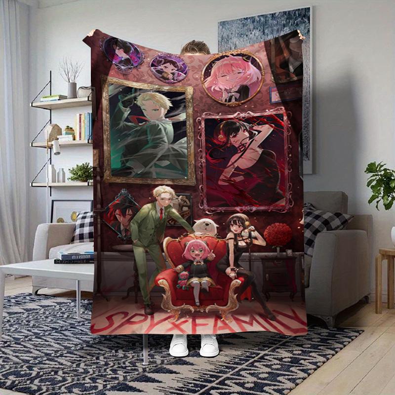 Anime Girls Print Tapestry Blanket Blanket Camping Trip Gift Air Conditioning Blanket Machine Washable