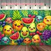 2D flat surface 1 piece Featuring a tropical fruit theme Suitable for photography