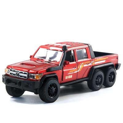 1/32 Ölçekli Alaşımlı Kamyonet Off-Road Model Araba Ses ve Işıkla, Pres Döküm Çocuk Oyuncak Arabaları