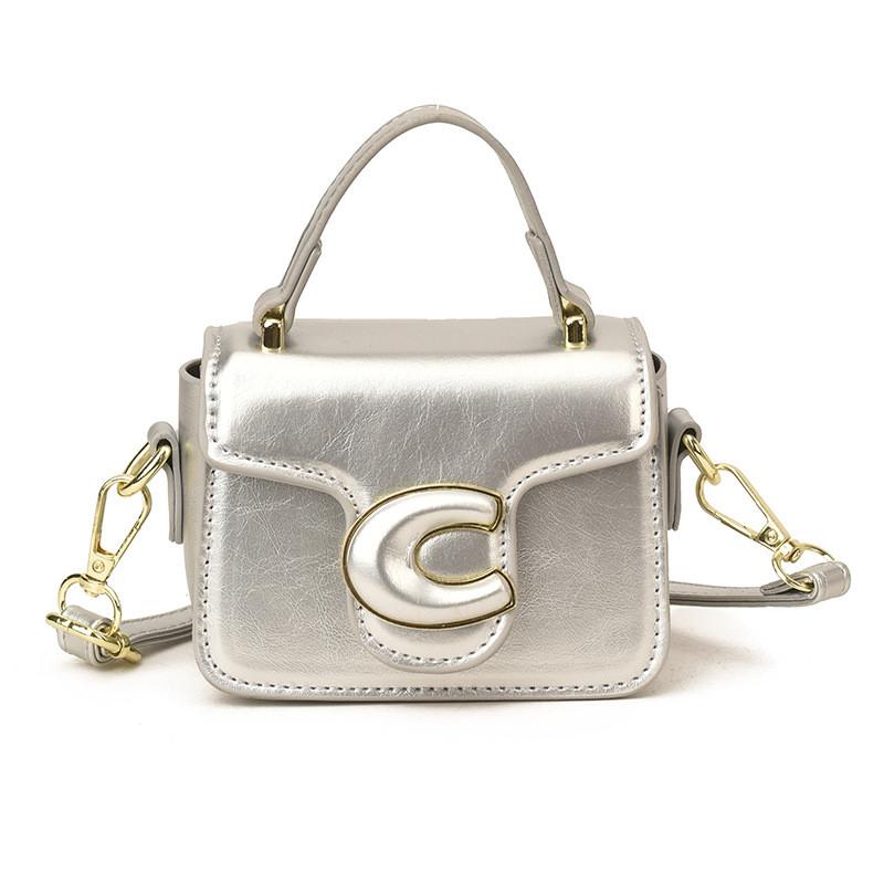 Minimalist Small Handheld Bag Pu Material With Card Pocket For Street Style