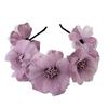 Daisy Flower Headbands Women Bridal Wedding Hair Hoop Simulation Rose Hairhoop for Daily Wear and Special Occasion
