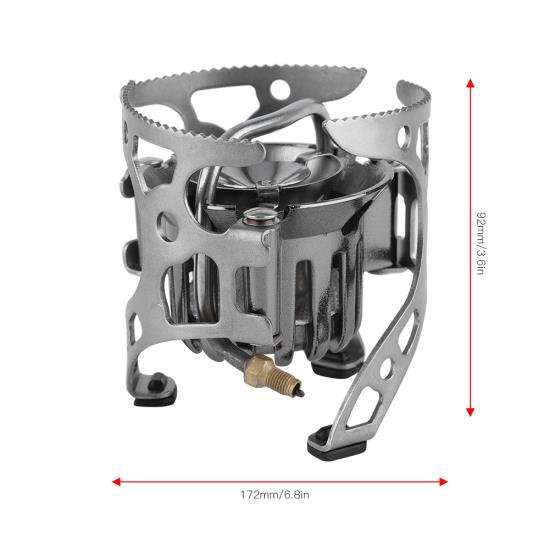 Outdoor Backpacking Furnace Oil Gas Portable Fuel MultiUse Camping Picnic Gas Cooking Stove