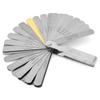 2pcs Stainless Steel Valve Thickness Gauge 32 Blades Gap Measurement Tool  Valve Adjustment