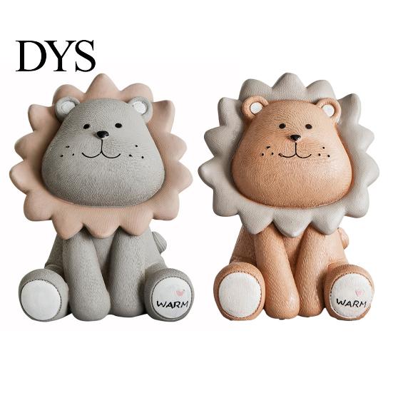Lovely Money Box Eco-friendly Water-resistant Resin Home Figurines Piggy Bank for