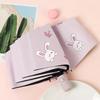 Cute Kids Umbrella Thick Black Glue Fully Automatic Umbrella Rabbit Sunshade for Child Student Waterproof Sunproof UV Umbrellas