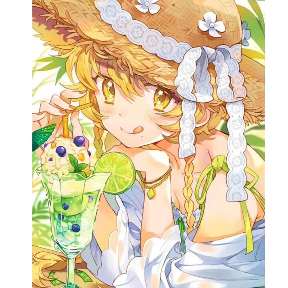 5D DIY Diamond Painting Landscape Full Round Drill Diamond Embroidery Cross Stitch Decoration Home