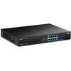Gigabit Web Smart PoE++ Switch - TRENDnet - TPE-1020SB - 10 Ports - 95 W PoE++ - Noir
