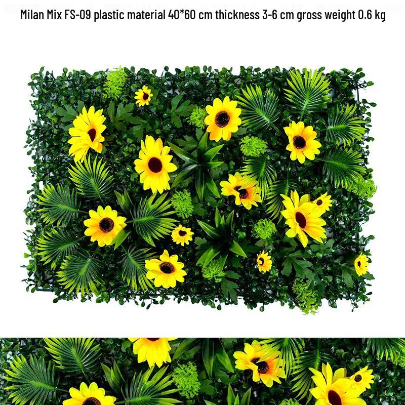 Künstliche Blumenwand für die Dekoration von Einkaufszentren im Freien