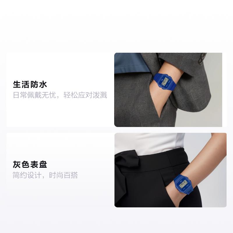 CASIO POP series waterproof deep life waterproof Quartz resin strap universal gray dial F-91WB-2A1 серый