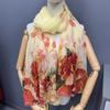 Yourou yarn ginkgo biloba beach towel travel vacation 111 * 181cm silk scarf women's elegant fashion scarf