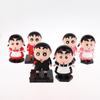 2Pcs/Set Crayon Shin Chan Anime Figures Cute Cartoon Pvc Figure Doll Ornament Desktop Decoration Couple Collectible Gifts