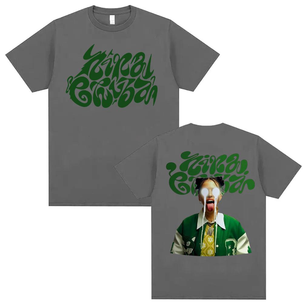 Nina Chuba Album Tour 2026 Merchandise T-Shirts Herren Damen Modisches ästhetisches Kurzarm-T-Shirt Sommer 100% Baumwolle Oversized T-Shirt