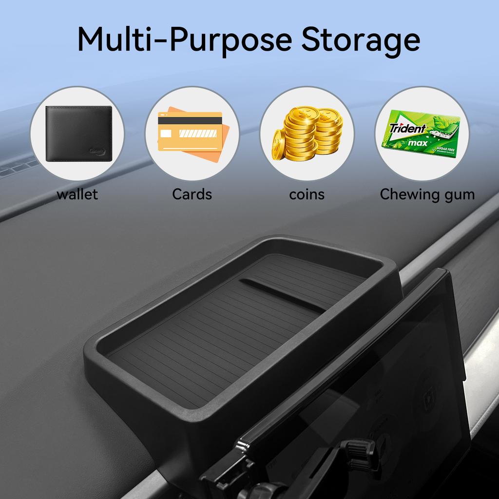 for BYD Seal 05 DM-i 2025 Central Control Screen Rear Storage Box Car Interior Accessories Dashboard Storage Tray ABS