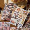 30sheets Kawaii Japanese Baking Dessert Food Die Cutting Sticker Book DIY Diary Scrapbook Aesthetic Stationery Stickers