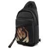 New LiNing Polyester Polyurethane PU Sling Bag Regular Unisex Black Gradient ABDU183-2