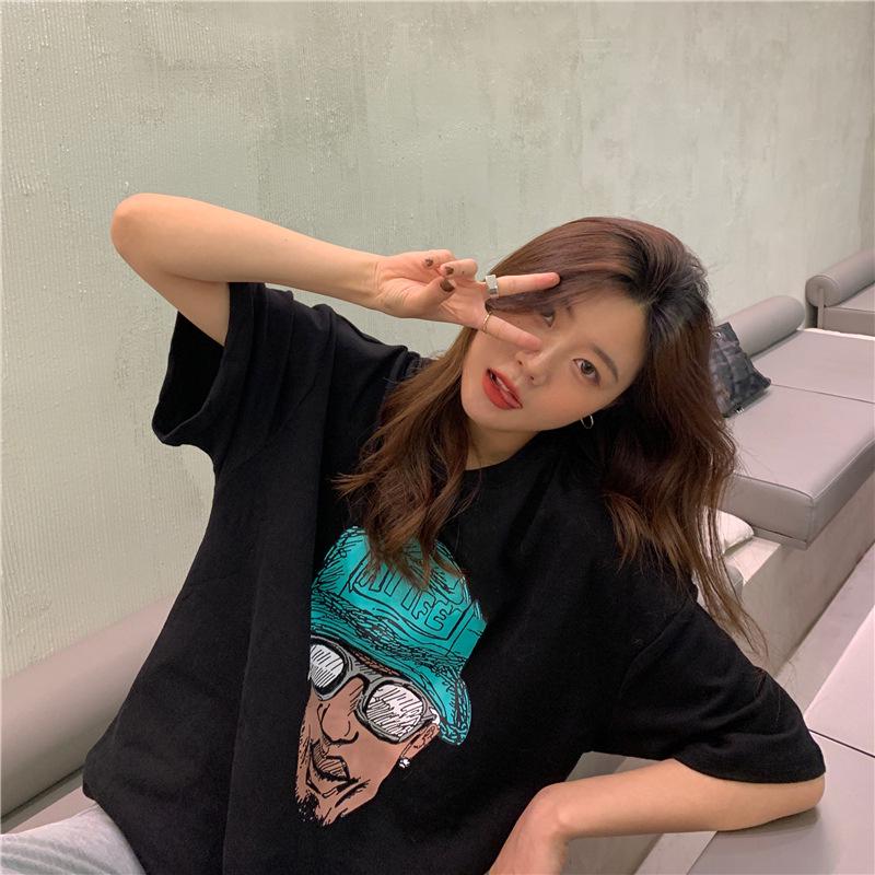 Retro European & American Women's Short Sleeve T-shirt, 2022 Korean Style Loose Fit, Hip Hop Harajuku Trend.