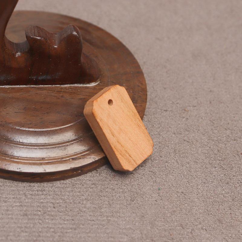 

Peach Wood Wu Shi Pai Pendant for Children s Accessories - Safe Jujube Wood Plaque