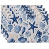 Marine Life Placemats Featuring Sea Creature Pattern For Daily Breakfast Kitchen Counter Protection Fun Summer