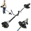 52CC 2-Stroke Gas Powered Lawn Mower with Ergonomic Handle, Powerful Engine Weed Trimmer Lawn Mower, Gas Powered Hedge Trimmer, Weed