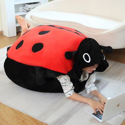 100CM Jucării de Pluș Purtabile cu Insecte Coccinellă Pernă Umplută Păpușă Umplută Umoristică pentru Celebrare Cosplay Pernă de Pluș Moale pentru Somn Cadouri