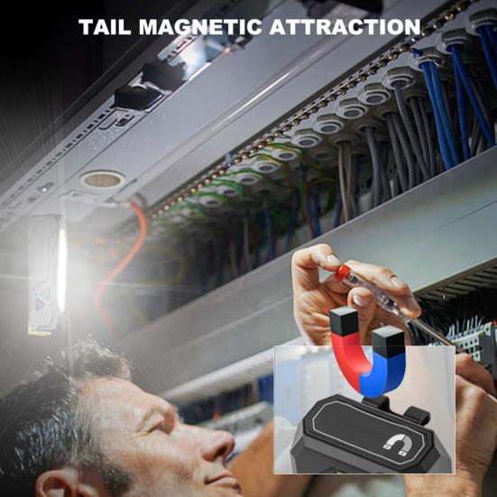 Rgb Led Flashlight With Clip Magnetic Modes Adjustable 680 Lumens