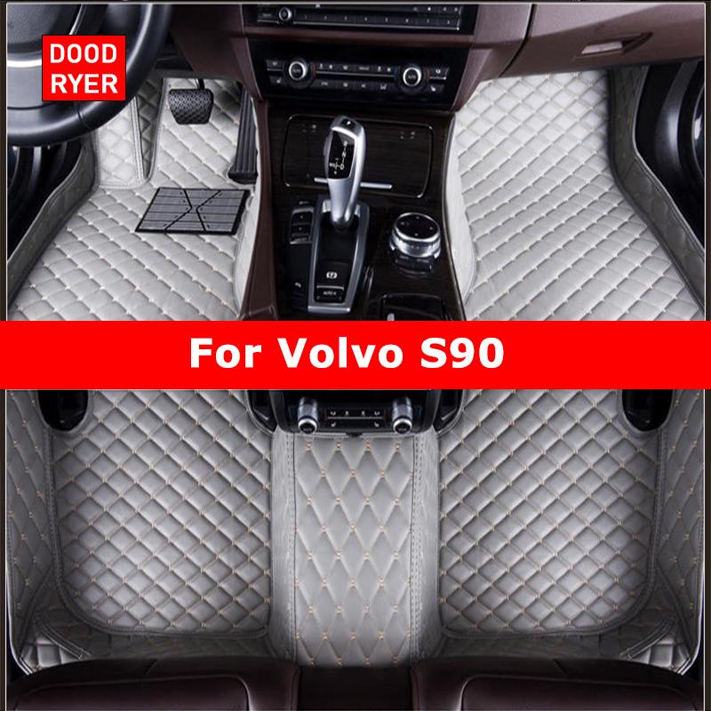 ulsap8 DOODRYER Custom Car Floor Mats For Volvo S90 Auto Carpets Foot Coche Accessorie